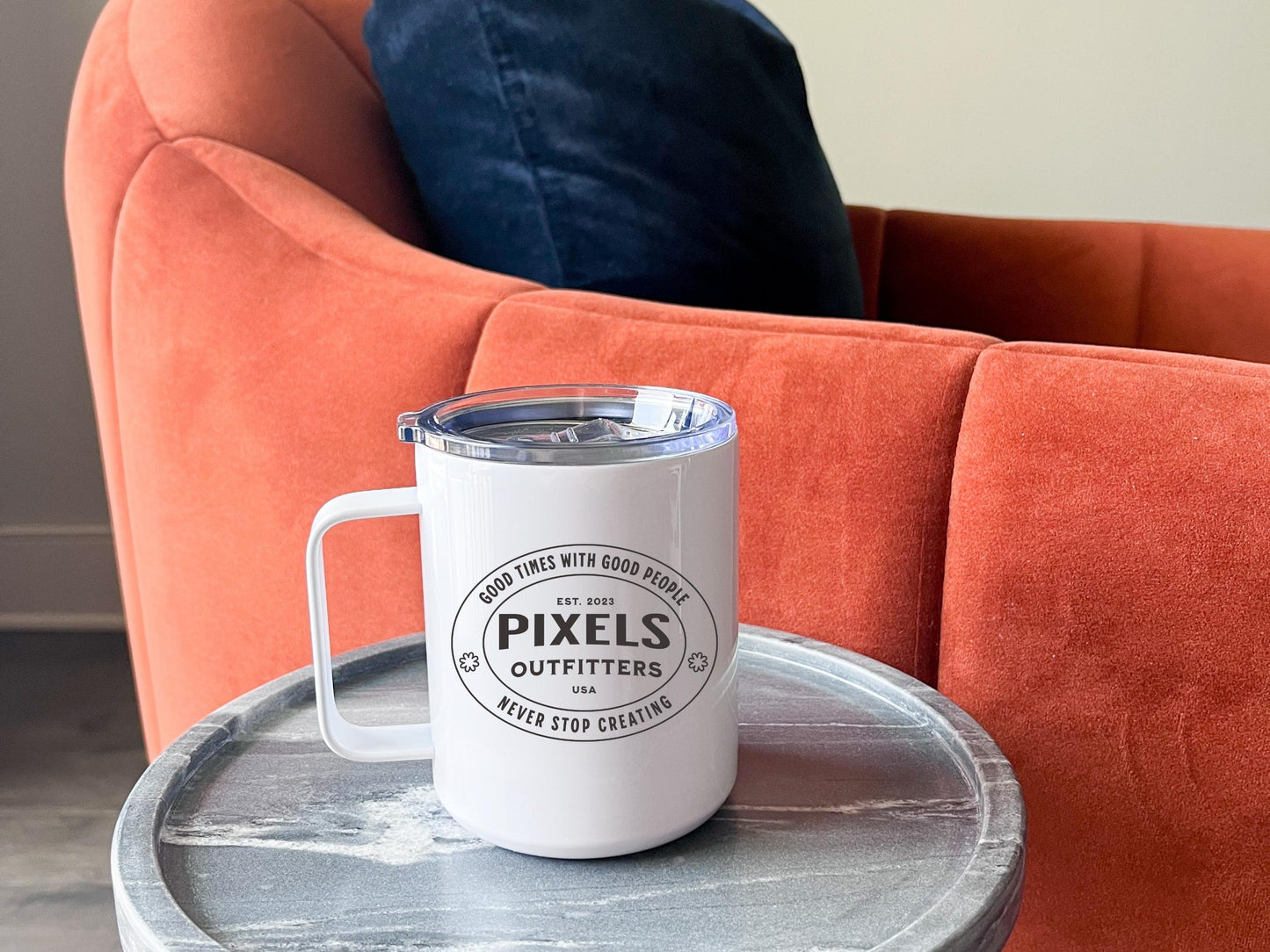 INSULATED COFFEE MUG, 10oz