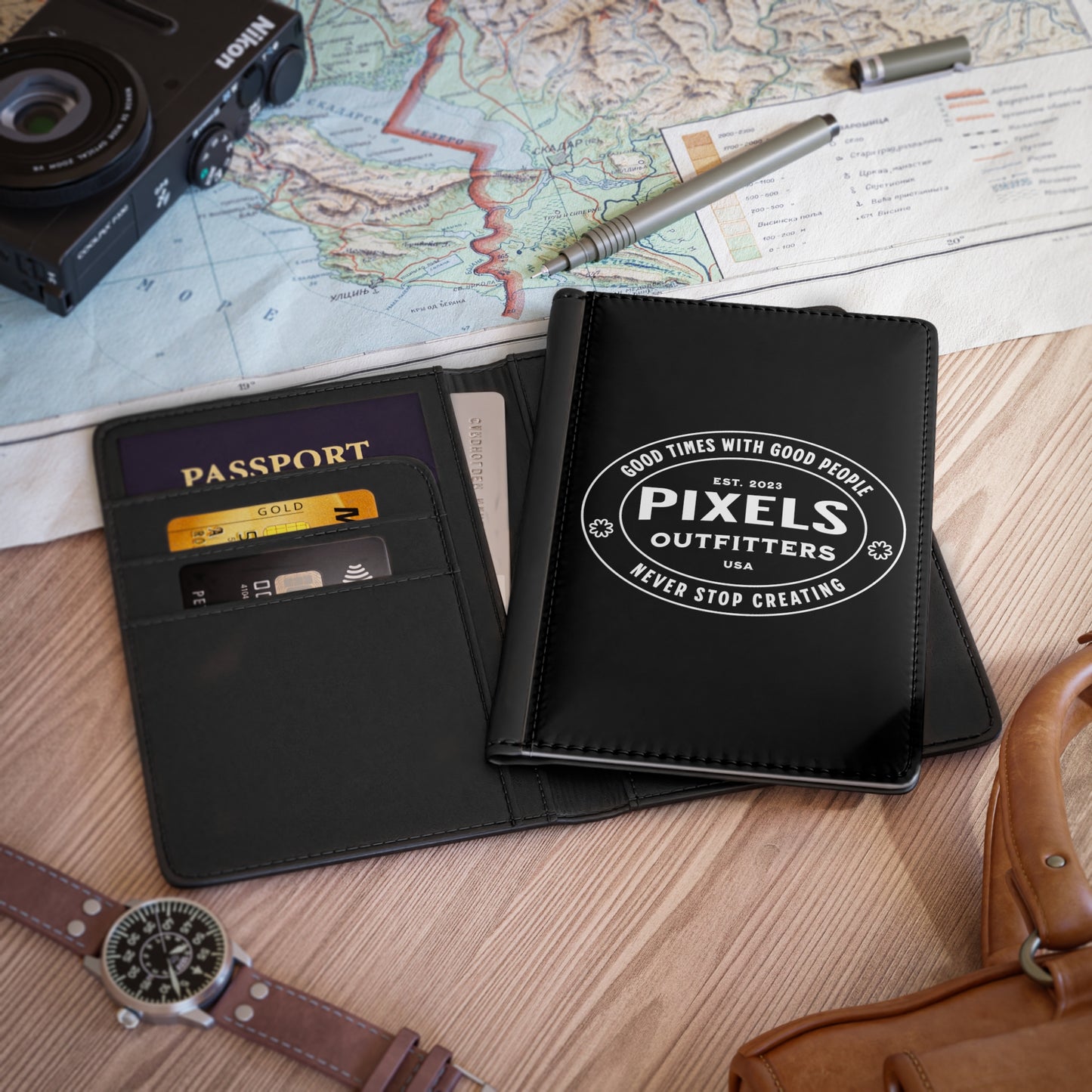 PIXELS OUTFITTERS PASSPORT COVER