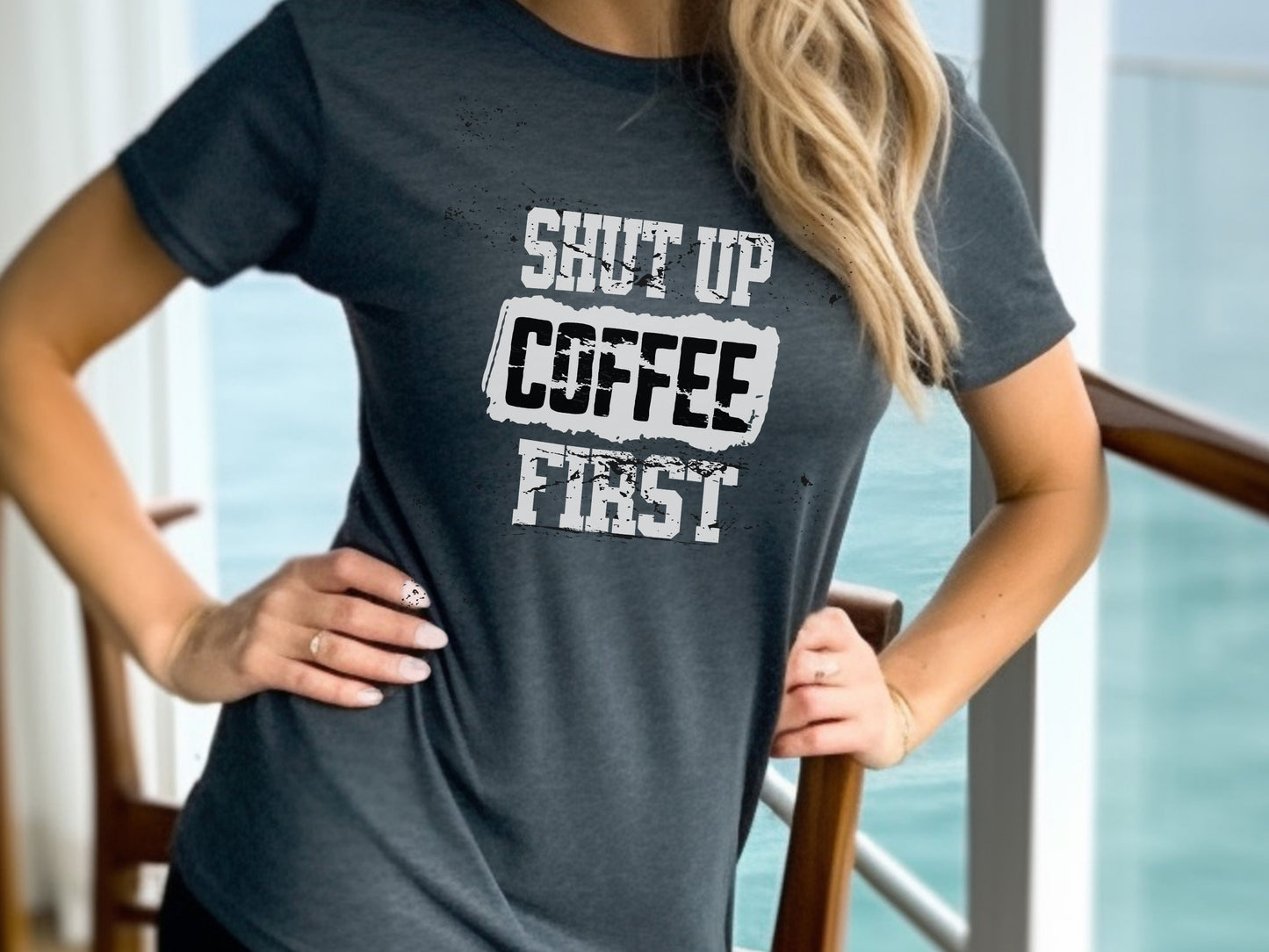 SHUT UP! COFFEE FIRST!