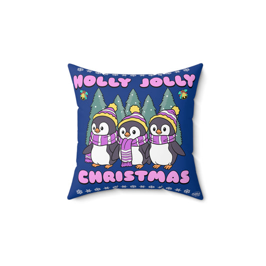 HOLLY & JOLLY SQUARE PILLOW