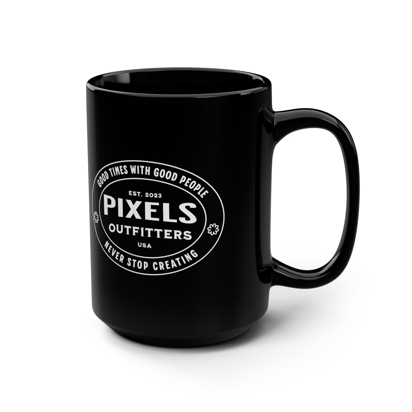 BLACK MUG, 15oz