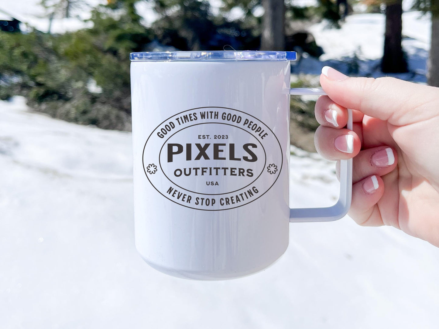 INSULATED COFFEE MUG, 10oz
