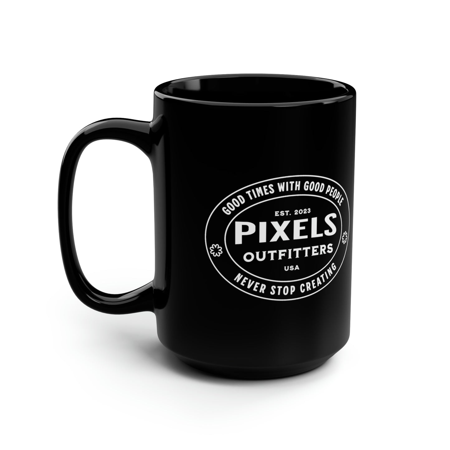 BLACK MUG, 15oz