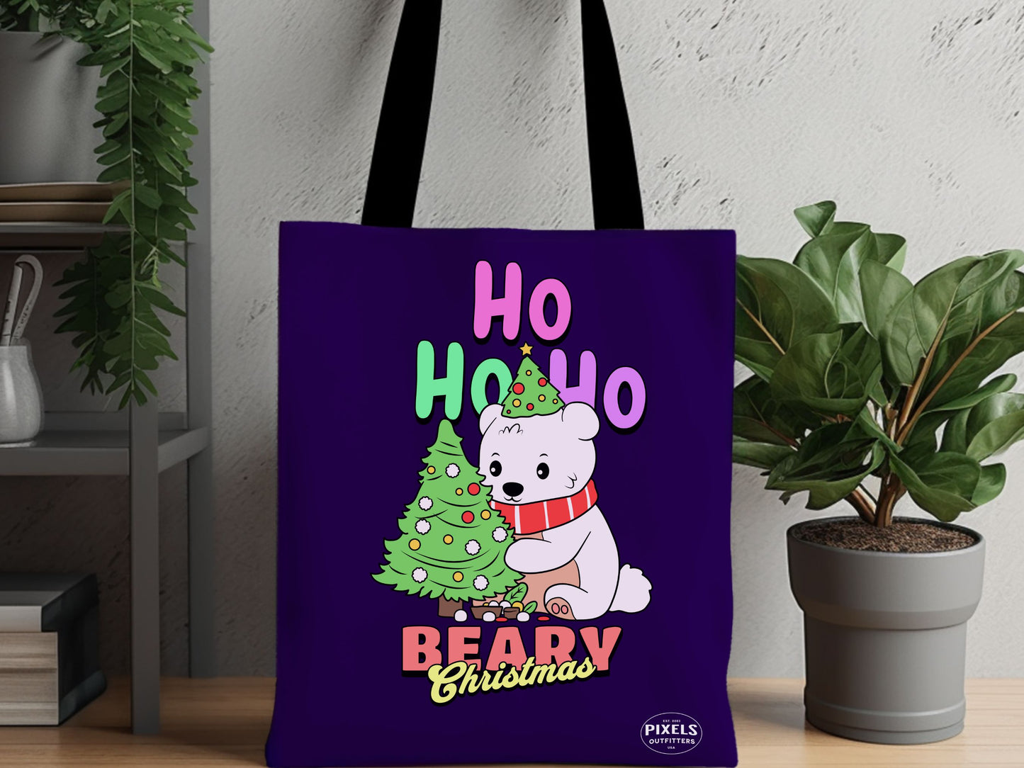 BEARY CHRISTMAS TOTE