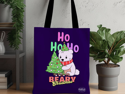 BEARY CHRISTMAS TOTE