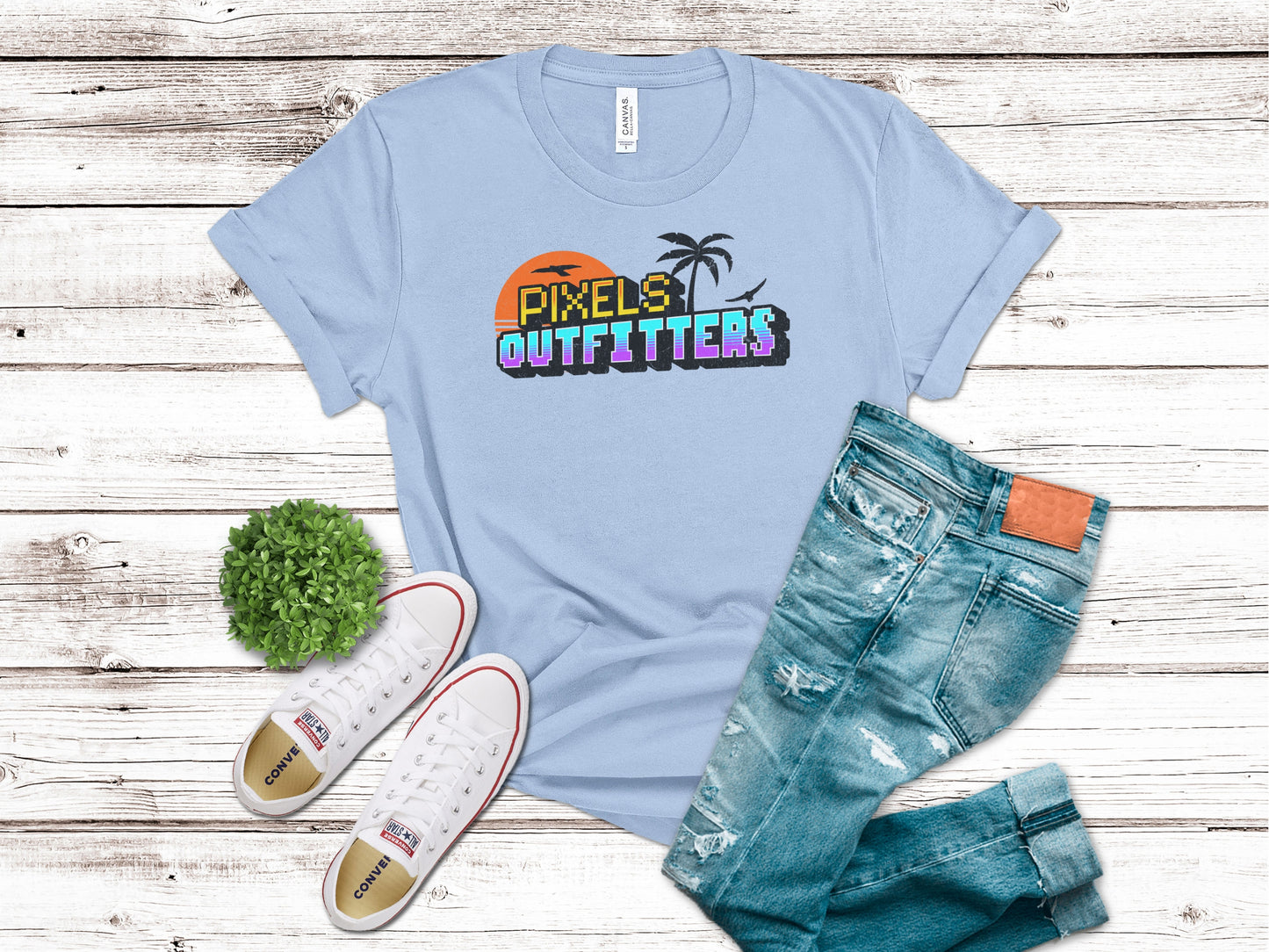 PIXELS OUTFITTERS PALM TREES