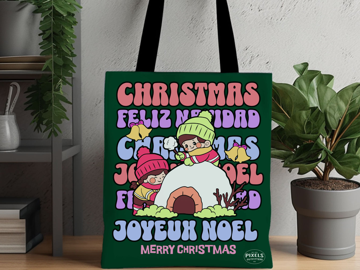 CHRISTMAS CHRISTMAS TOTE