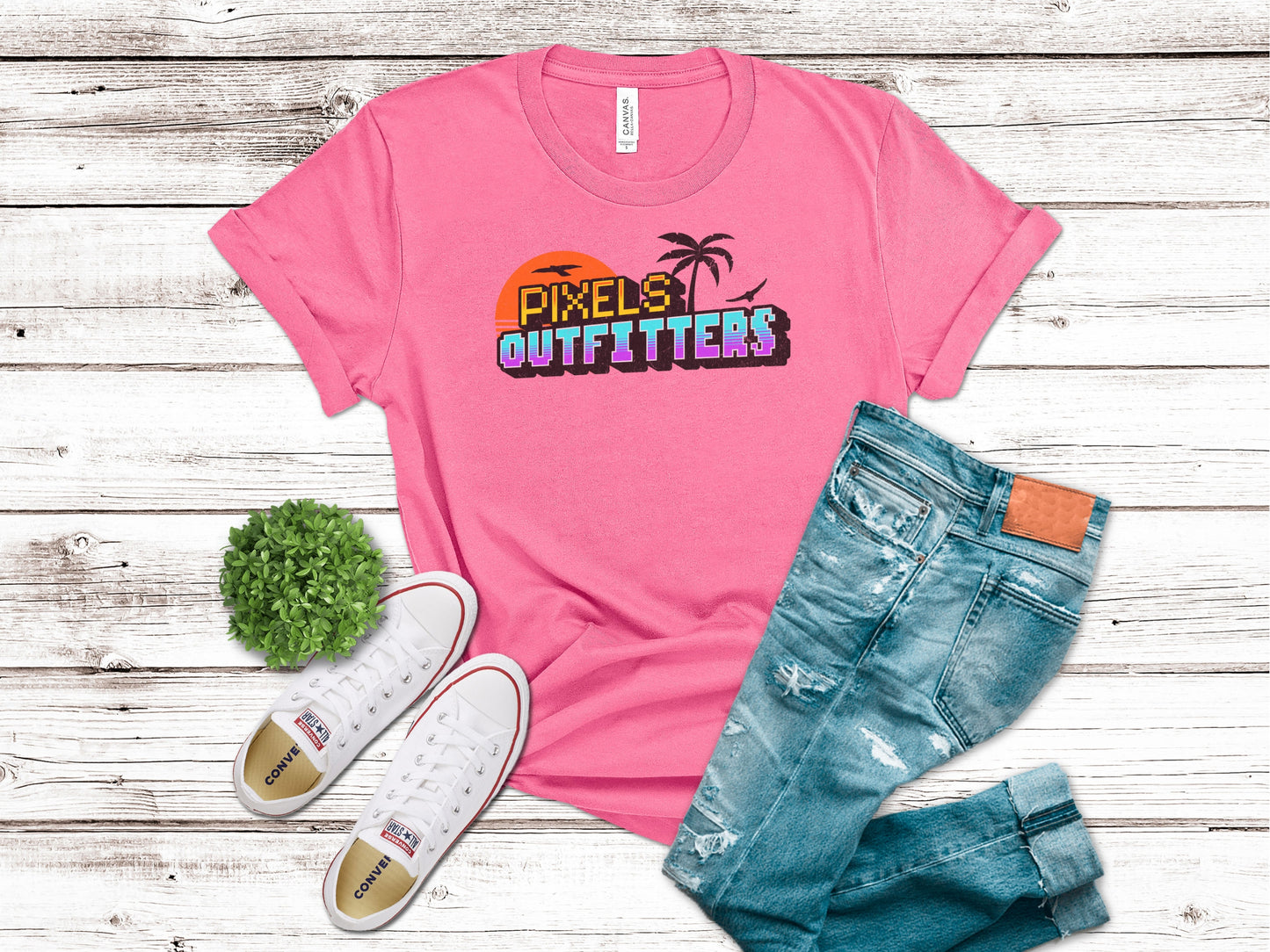 PIXELS OUTFITTERS PALM TREES