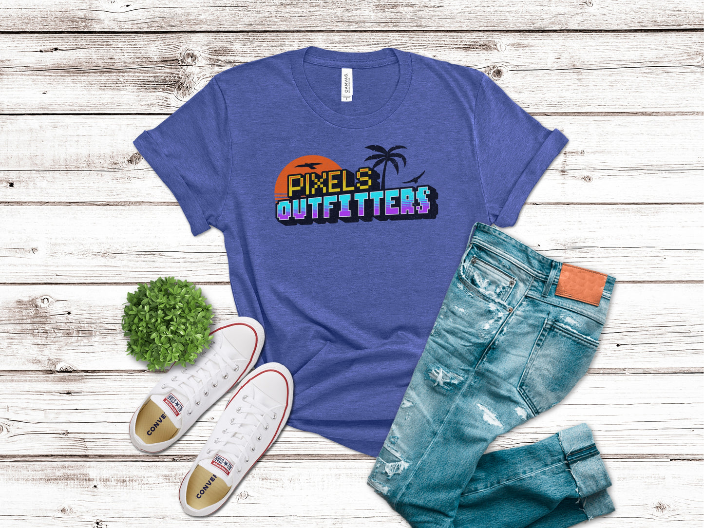 PIXELS OUTFITTERS PALM TREES