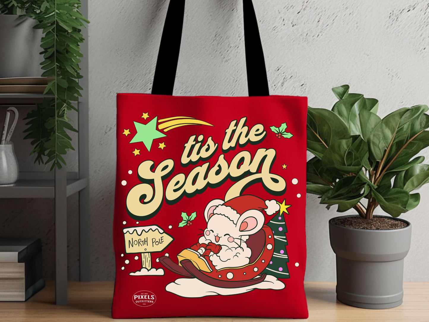 TIS THE SEASON HOLIDAY TOTE